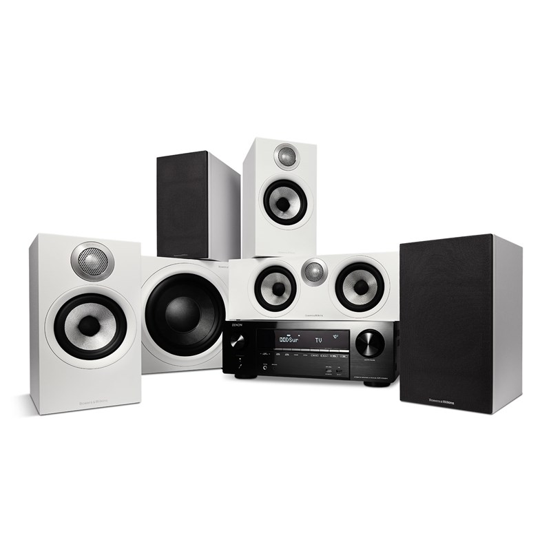 Bowers & Wilkins 607 S2 AE + HTM62 S2 AE + ASW610 M + Denon AVR-X2700H + - 5.1 Home-cinema-systeem