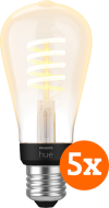 Philips Hue Filamentlamp White Ambiance Edison E27 5-pack bestellen?