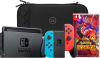 Nintendo Switch Rood/Blauw + Pokemon Scarlet + BlueBuilt Beschermhoes bestellen?