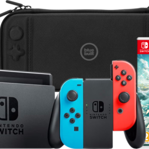 Nintendo Switch Rood/Blauw + Zelda: Tears of the Kingdom + BlueBuilt Beschermhoes bestellen?