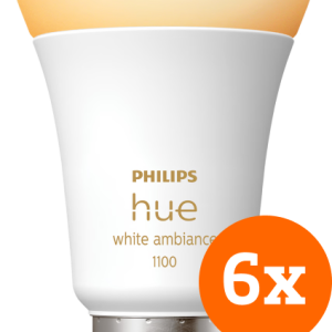 Philips Hue White Ambiance E27 1100lm 6-pack bestellen?