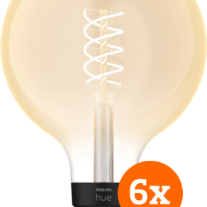 Philips Hue Filamentlamp White Globe XL E27 - 2023 - 6-pack bestellen?