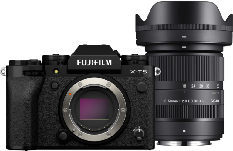 Fujifilm X-T5 Zwart + Sigma 18-50mm f/2.8 DC DN Contemporary bestellen?