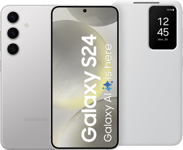 Samsung Galaxy S24 128GB Grijs 5G + Smart View Book Case Wit bestellen?