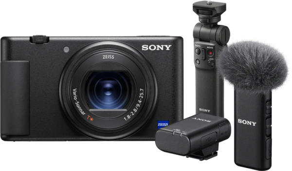 Sony ZV-1 Vlog + GP-VPT2BT Grip + ECM-W2BT Microfoon bestellen?