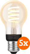 Philips Hue Filamentlamp White Ambiance Standaard E27 5-pack bestellen?