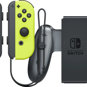 Nintendo Switch Joy-Con set Blauw/Neon Geel + Nintendo Switch Joy-Con Charge Grip bestellen?