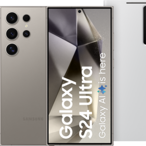 Samsung Galaxy S24 Ultra 1TB Grijs 5G + Smart View Book Case Zwart bestellen?