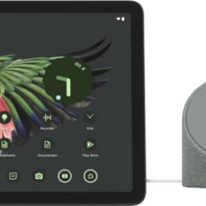 Google Pixel Tablet 128GB Wifi Grijs en Oplaaddock met Speaker + Extra Dock bestellen?
