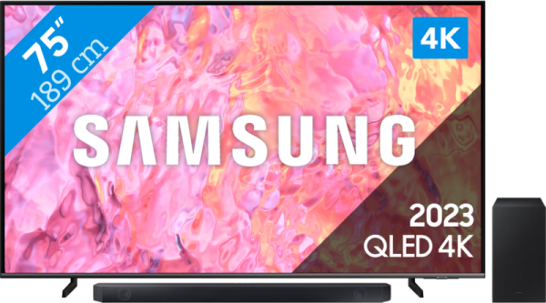 Samsung QLED 75Q64C (2023) + soundbar bestellen?
