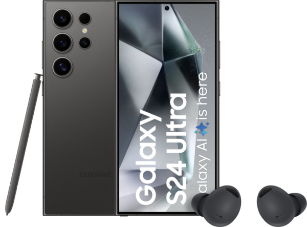 Samsung Galaxy S24 Ultra 512GB Zwart 5G + Galaxy Buds 2 Pro Zwart bestellen?