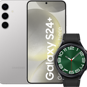 Samsung Galaxy S24 Plus 512GB Grijs 5G + Galaxy Watch 6 Classic Zwart 47mm bestellen?