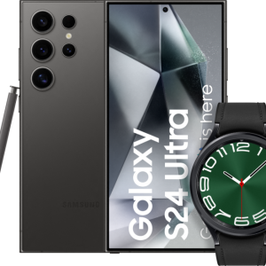 Samsung Galaxy S24 Ultra 1TB Zwart 5G + Galaxy Watch 6 Classic Zwart 47mm bestellen?