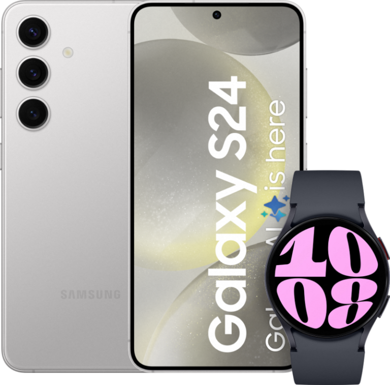 Samsung Galaxy S24 256GB Grijs + Galaxy Watch 6 Zwart 40mm bestellen?