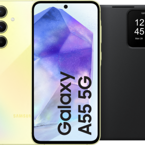 Samsung Galaxy A55 256GB Geel 5G + Smart View Book Case Zwart bestellen?