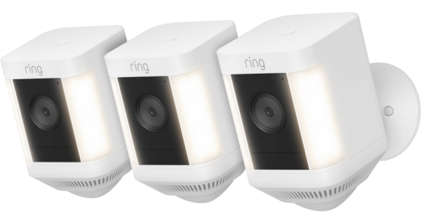 Ring Spotlight Cam Plus - Battery - Wit - 3-pack bestellen?