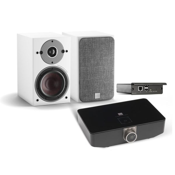 DALI Oberon 1C + Soundhub + BluOS Actieve-luidsprekerset