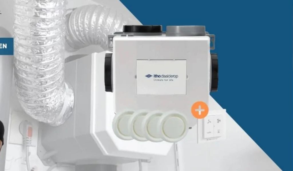 Mechanische ventilatie in huis