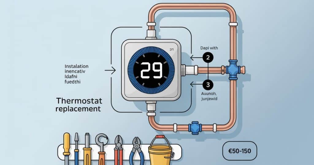 Thermostaat vervangen: technische uitleg, stappen en kosten
