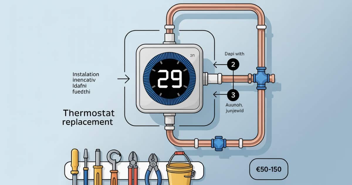 Thermostaat vervangen: technische uitleg, stappen en kosten
