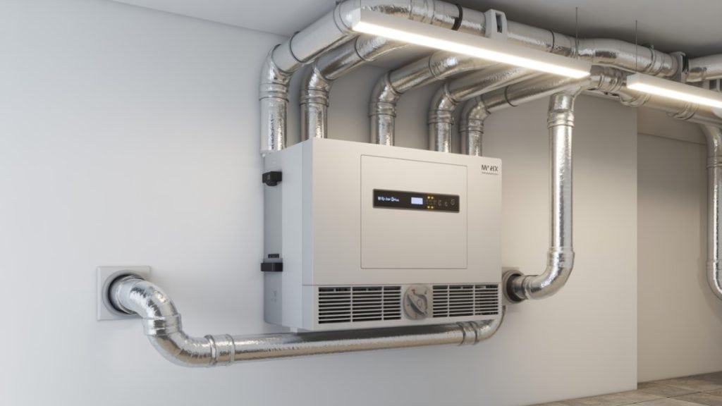 Mechanische ventilatie in huis