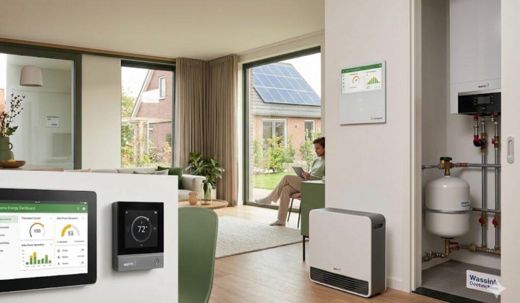 Slim wonen met energiezuinige oplossingen en moderne installaties