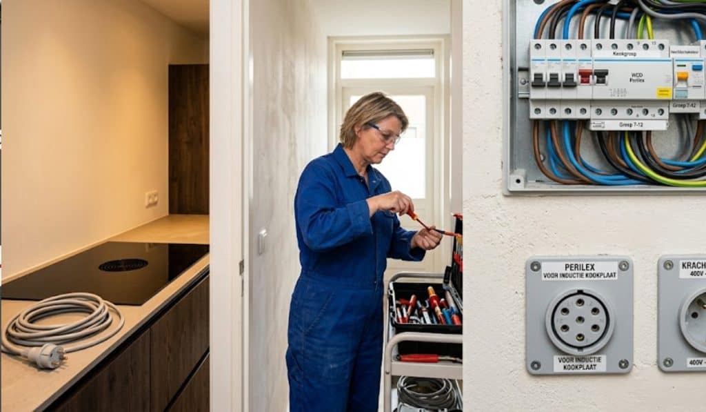 Perilex aansluiting meterkast