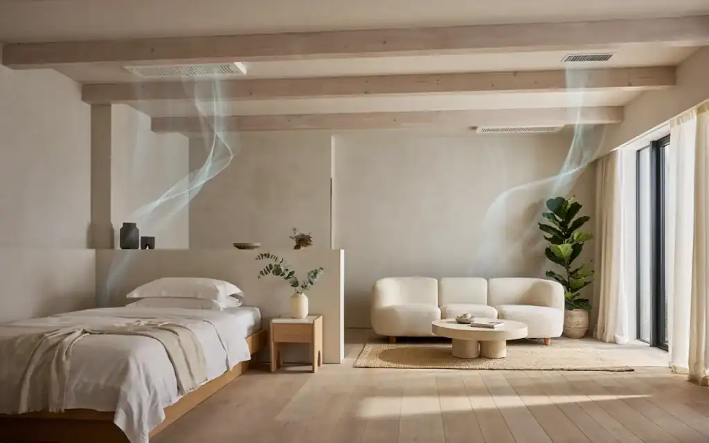 Mechanische ventilatie slaapkamer